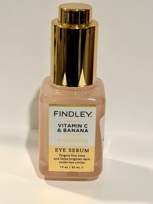 Findley Vitamin C & Banana Eye Serum Brightens Dark Under Eye Circles 1 fl oz