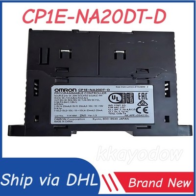 1PC New Omron CP1E-NA20DT-D PLC 12IN 8OUT NPN 24VDC w/ Analog I/O Duty-free