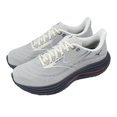 Mizuno Wave Rider 29 Super Wide Gray Navy Men Road Running Shoes