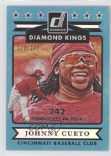 2015 Panini Donruss Diamond Kings Stat Line Season 123/242 Johnny Cueto #7 sh7
