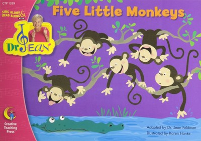 Five Little Monkeys, Sing Along & Read Along with Dr. Jean