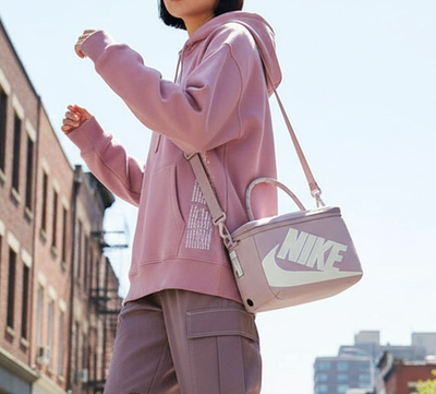 Nike Mini Shoebox CrossBody Bag Unisex Sports Casual Bag Purple