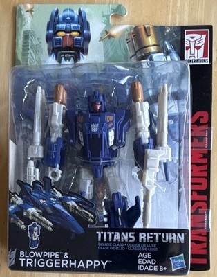 Hasbro Transformers Titans Return Triggerhappy & Blowpipe, New, Mint Condition