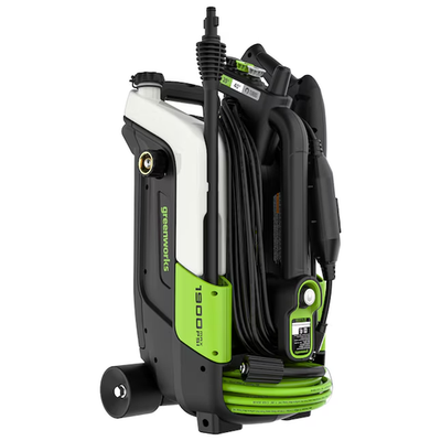#ad Greenworks 1900 PSI 1.2 GPM Cold Water Electric Pressure washer with 4 Spray Tip $150.00