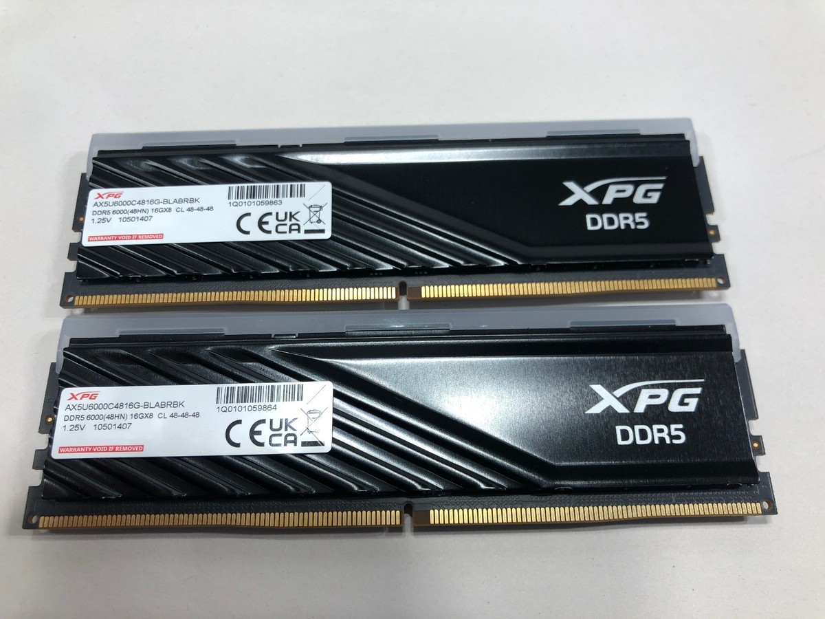 XPG Lancer Blade DDR5 32GB (2x16GB) RAM 6000MHz RGB VIDEO TESTED