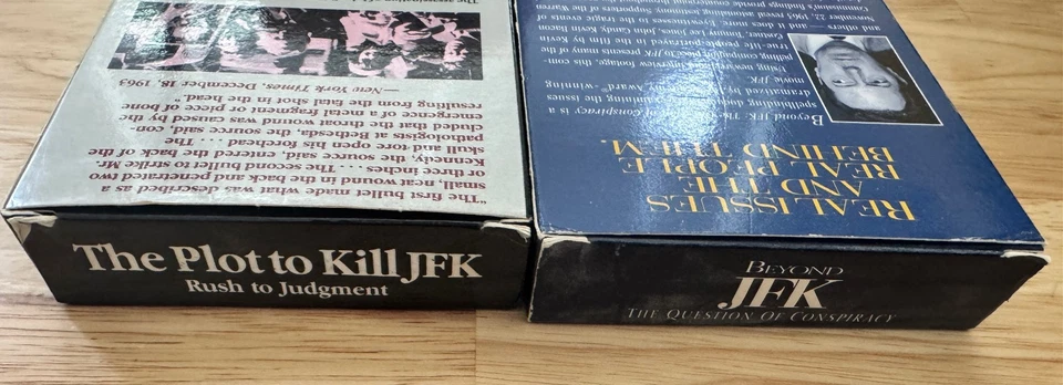 2 VHS -The Plot To Kill JFK: Rush To Judgment &  Beyond  JFK 1988  Antonio - Image 4 of 4
