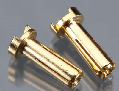 Tq Wire Products 2502 - Male Bullet Connector, 4mm/14mm, Low Profile (2)