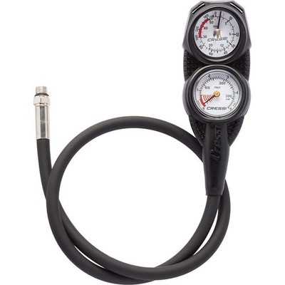 Cressi Scuba Diving Mini Console - Depth Gauge + Pressure Gauge - MiniConsole...