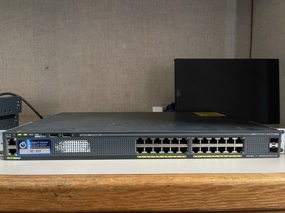 Cisco WS-C2960X-24TS-L Catalyst 2960X 24-Port Gigabit Switch | Power Tested 