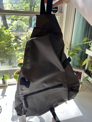 Urban Outfitters City Sling Bag In Grey 20 x16 x6  W/ Back Strap NEW Book Bag