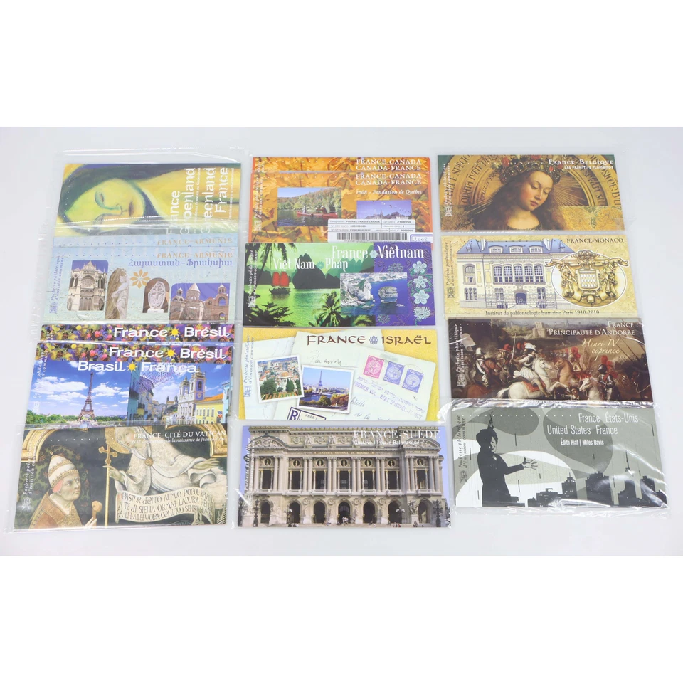 LOT DE 48 EMISSIONS COMMUNES DE 2001 À 2019 COMPLET + DOUBLES, COTE + DE 1000€ - Photo 4/4