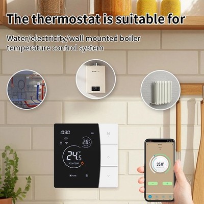 For Tuya Compatible 316A WiFi Smart Thermostat for Floor Heating and Boiler