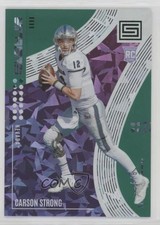 2022 Chronicles Draft Picks Status Green Cracked Ice 4/6 Carson Strong #23 nd3