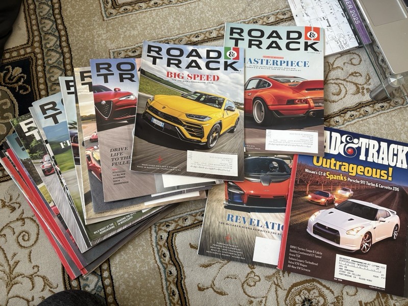 Lot Of 21 Car and Driver Magazines 2007, 2017, 2018 Editions