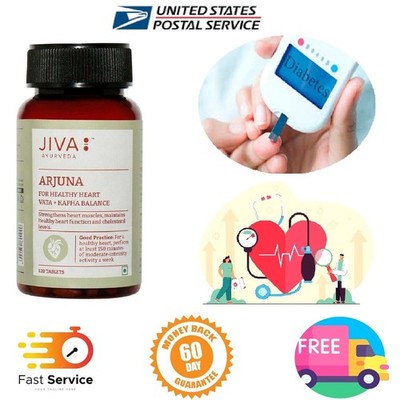  JIVA  AYURVEDA  Arjuna (120 Tablets) Removes blood impurities