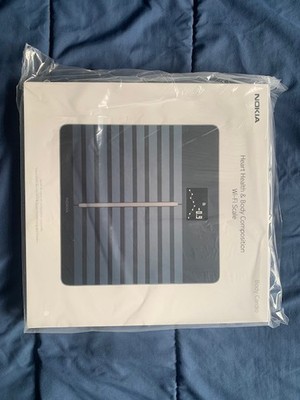 NOKIA/Withings New Blk Wi-Fi Smart Scale w/ Body Composition & Heart Rate WBS04B