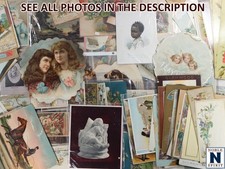 NobleSpirit Antique Victorian Trade Card Scrapbook Images Diecuts Birds (FP)