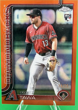 Topps 2025 Chrome Update Tim Tawa Rookie Orange Parallel Diamondbacks #USC104/25