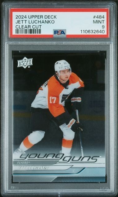 JETT LUCHANKO 484 2024-25 UPPER DECK SERIES 2 YOUNG GUNS CLEAR CUT RC