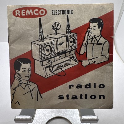 VINTAGE 1954 REMCO ELECTRONIC RADIO STATION ORIGINAL Paperwork Only | eBay