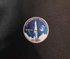 Colorized Kennedy Half Dollar - Space Program - Mercury 3 (2013-D)