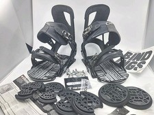 Burton Cartel Flex Snowboard Bindings Small Black Complete w/ Hardware