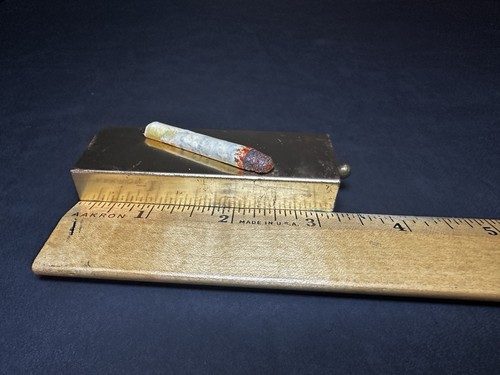 Vintage Geldbörse Tasche Zigaretten Butler Mini Reise Aschenbecher - Bild 7 von 10