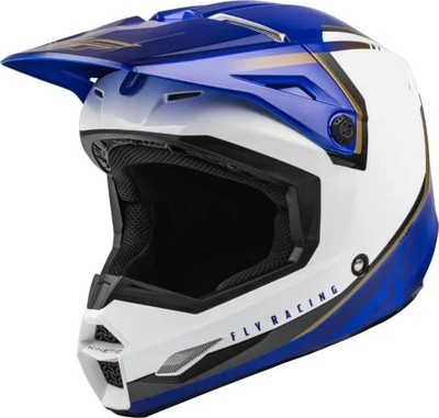 Fly Racing Vision Kinetic Vision Helmet Blue/White MX Off-road ATV BMX MTB XL