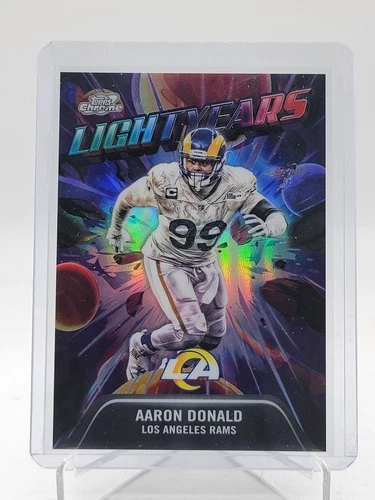 2025 Topps Cosmic Chrome Aaron Donald Base (RAW)