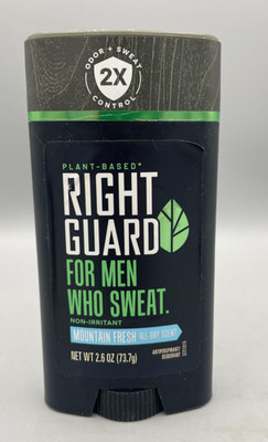 Right Guard Plant Based Antiperspirant/Deodorant Mountain Fresh 2.6 oz