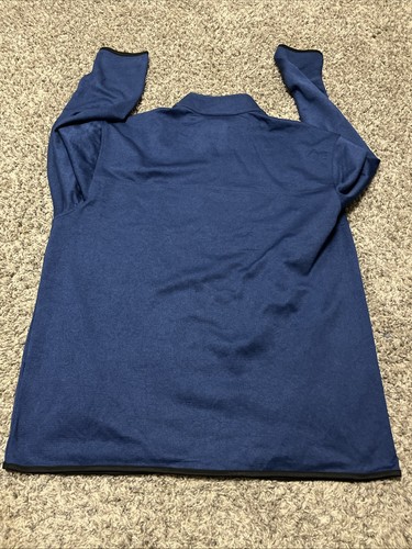 Callaway Golf 1/4 Zip Pullover Shirt Herren XL Taschen blau - Bild 10 von 10