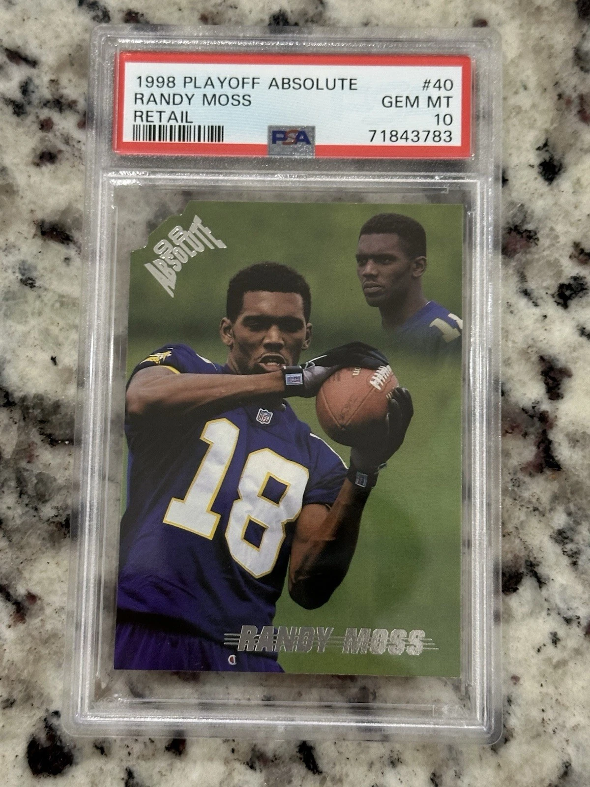 Randy Moss Playoff Absolute Retail #40 Base