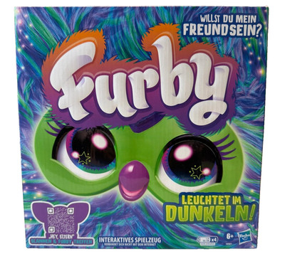 Furby Galaxy, leuchtet im Dunkeln, interaktives Plüschspielzeug Deutsche Version