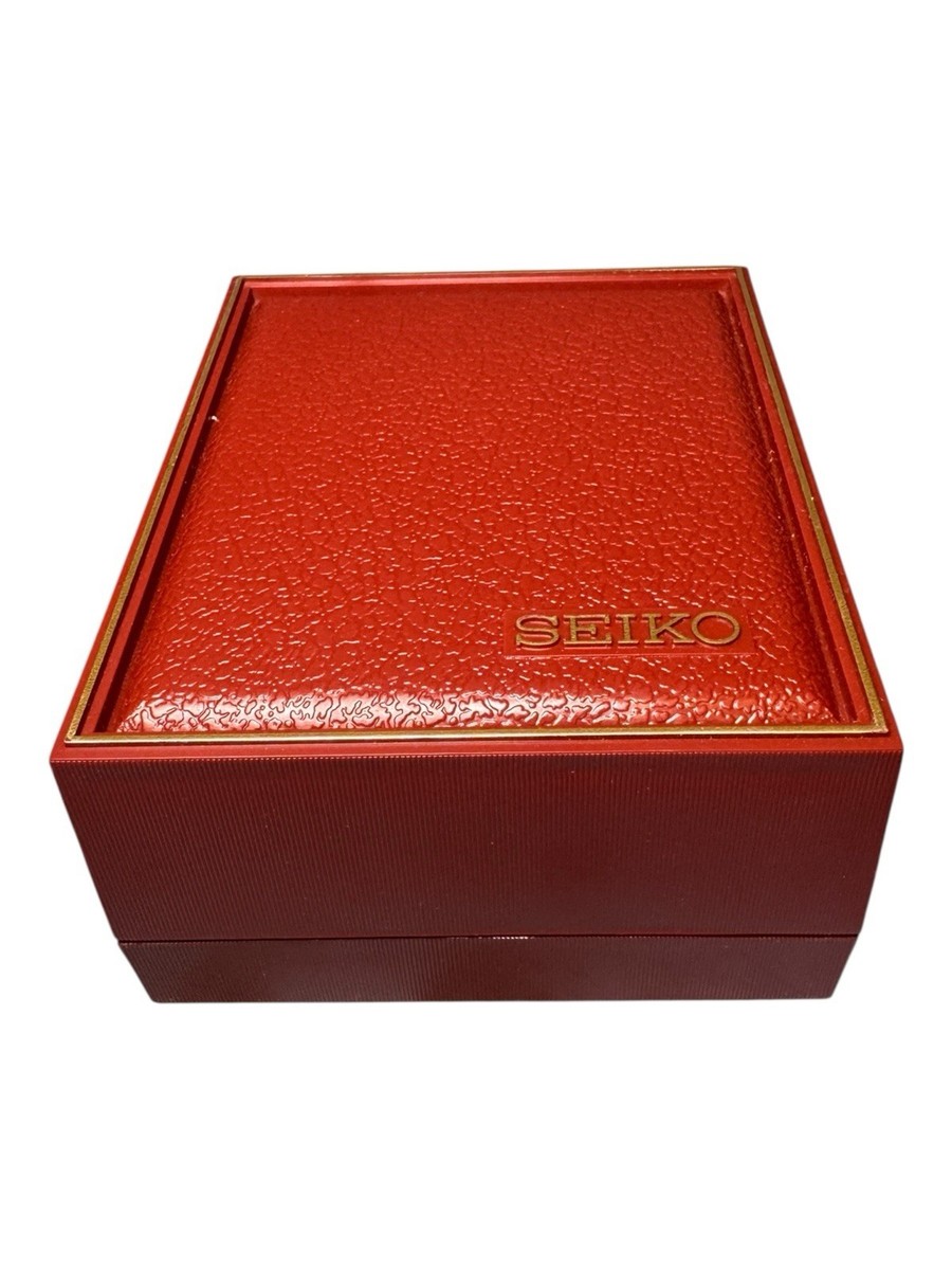 Vintage Seiko Quartz Presentation Red Watch Box Only | eBay