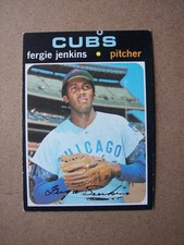 1971 Topps baseball Fergie Jenkins card #280 VG-EX