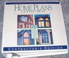 1995 Binder Book of Home Plans Featuring Andersen Windows Contractor's Edition