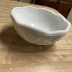 Milk Glass Bowl. Vintage 8 inch dia by 3.5 inch deep