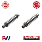 Flowmaster Flow FX Muffler Pair 2.50 In/Out - Round Body - Moderate Sound 71416
