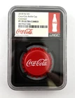 Coca-Cola 6g .999 Pure Silver Bottle Cap NGC PF70 Ultra Cameo in Box w CoA