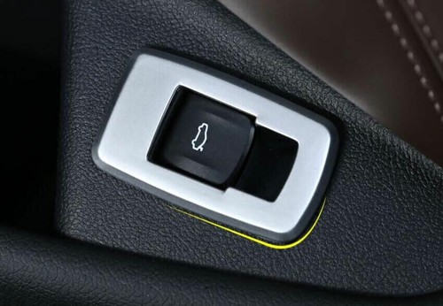 ABS Silver Tailgate Rear Door Button Cover Trim For BMW 5 Series G30 2018-2022 - Bild 2 von 12