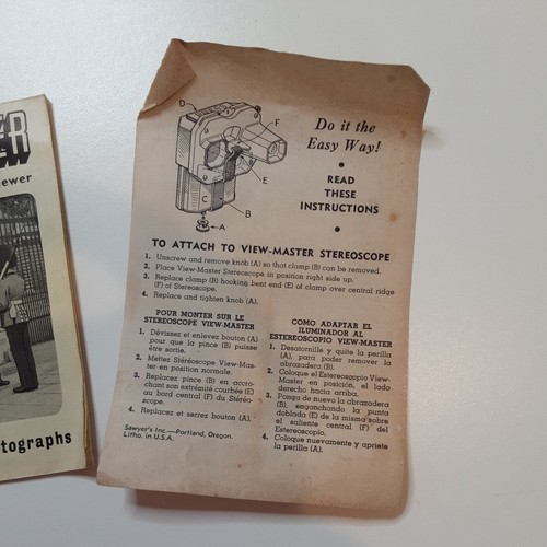SAWYER'S VIEWMASTER REEL LIST PROMOTIONAL BRUCHURES ETC. - RARE COLLECTORS ITEMS - Picture 6 of 11