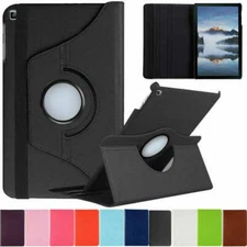 For Samsung Galaxy Tab A7 T500 S7 S6 A10.1 360 Rotating Leather Folio Case Cover