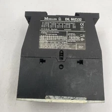Used Eaton DIL M32-10 XTCE032C10 Contactor 24-27 VDC Coil W/ Auxiliary Contact