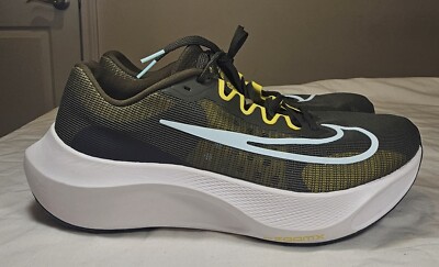 Nike Zoom Fly 5 Olive Green DM8968 301 Running Shoes Men's Sz 13