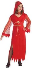Devilish Diva Red Devil Satan Demon Girl Fancy Dress Up Halloween Child Costume