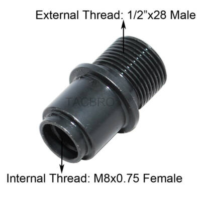 M8x.75 to 1/2x28 Converter Set for S&W22/Walther P22 | eBay