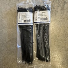 (2) Thomas Betts Cable Zip Ties 14.6" Catamount L-14-50-0-C UV Nylon Black 50lb
