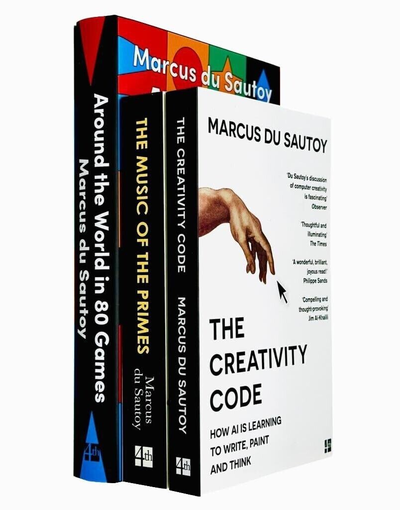 Marcus du Sautoy Collection 3 Books Set Around World in 80 Games (HB),Creativity