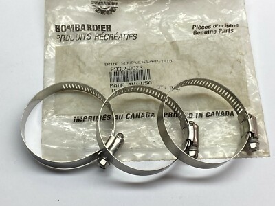 QTY 3 NEW OEM BRP SEA-DOO GTS GTI SPX GTX CAN-AM TRAXTER TRIDON CLAMP 293650023