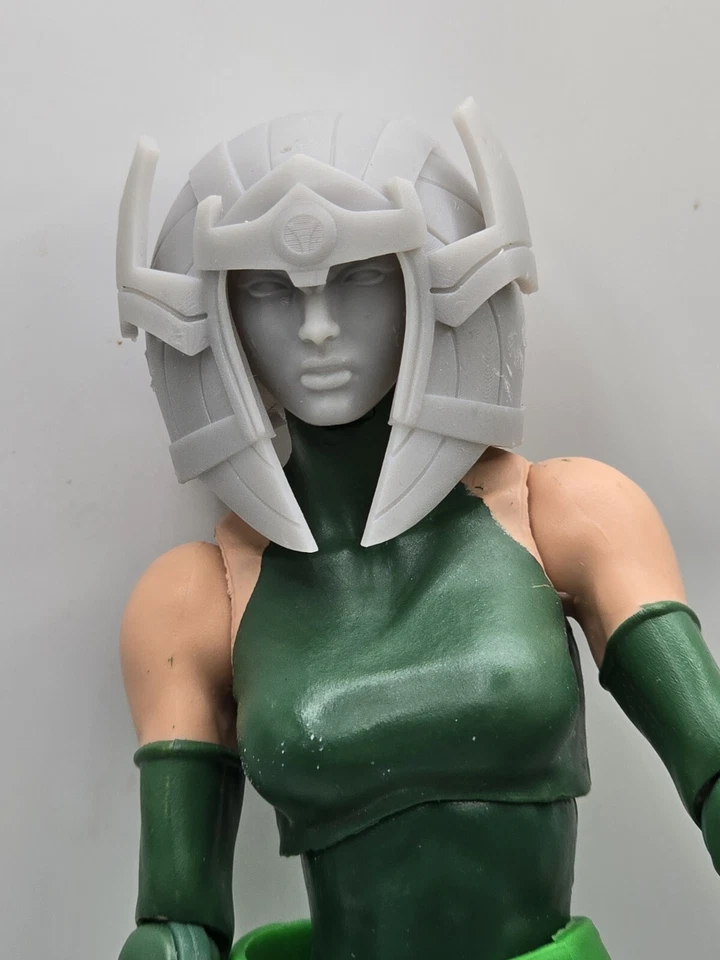3d Printed BIG BARDA HEAD #3 1:12 6" Joe Classified/Marvel Legends - Image 3 of 3